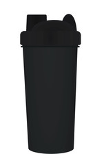 Protein shaker isolated. vector illustration