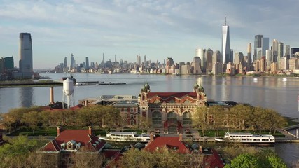 Ellis Island, New York during Coronavirus, May 2020