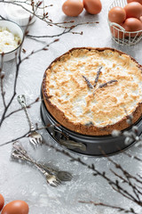 Tart with a protein souffle Tears of an Angel