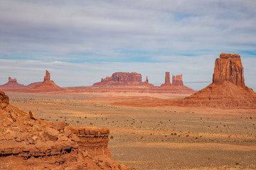 Fototapeta na wymiar Monument Valley in USA