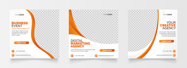 Social media template business agency for digital marketing and business sale promo. furniture or fashion advertising. banner offer. promotional mockup photo vector frame