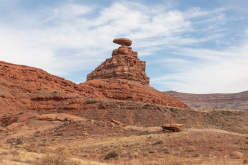 Mexican Hat Rock Formation in USA