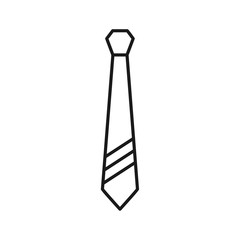 tie icon in trendy flat style