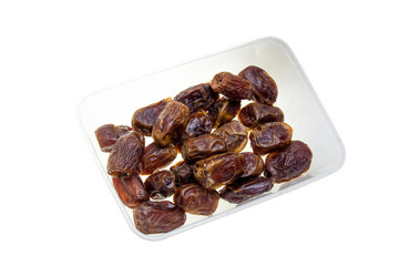 Box of Dates isolated on white background