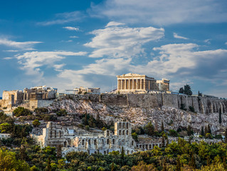 Naklejka premium Parthenon, Acropolis of Athens, the symbol of Greece