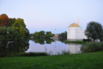 
Petergof. The residence of the Russian tsars.