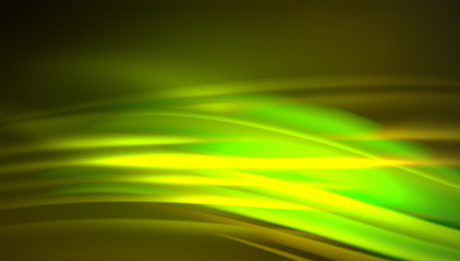 Fluid wave lines background. Trendy abstract layout template for business or technology presentation, internet poster or web brochure cover, wallpaper