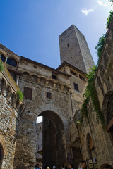 Fototapeta na wymiar Manhattan średniowiecza - San Gimignano, Toskania, Włochy