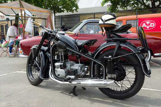 BERLIN - MAY 11: Motorcycle EMW R35, 26th Oldtimer-Tage Berlin-Brandenburg, May 11, 2013 Berlin, Germany