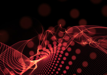 Abstract backgrounds space neon lights (super high resolution)