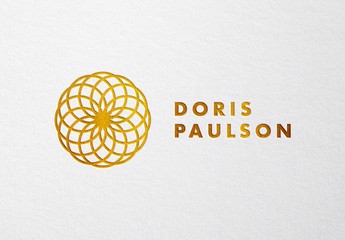 Realistic Press and Gold Foil Logo and Text Effect Mockup