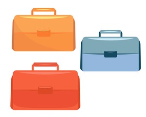 set of suitcases