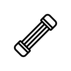 type of breast expander icon vector. type of breast expander sign. isolated contour symbol illustration