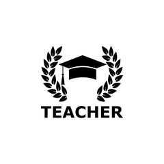 Teacher concept illustration icon isolated on white background