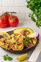 Bodacious Bean Breakfast Burritos