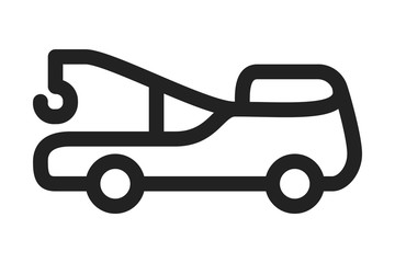 Tow truck icon. Trendy Tow truck logo concept