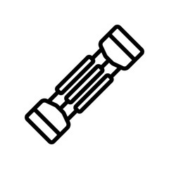 breast expander icon vector. breast expander sign. isolated contour symbol illustration