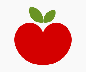 Red apple icon.