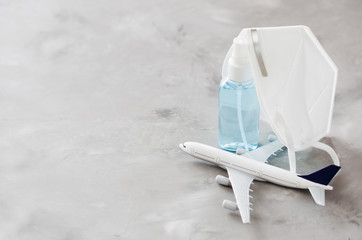 Coronavirus and travel concept. Restrictions or permission to travel during quarantine.