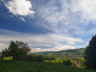 landscape with clouds