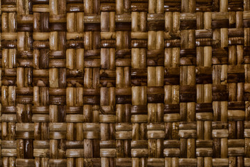 Wicker And Wood Surface, As A Background