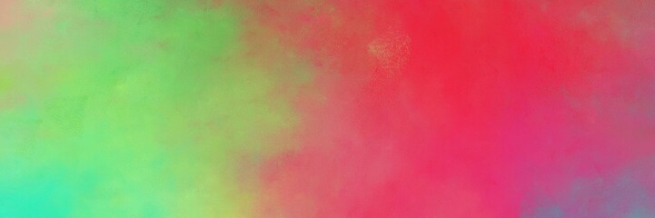 beautiful abstract painting background texture with moderate pink and pastel green colors and space for text or image. can be used as horizontal background texture