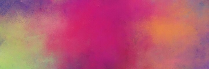 beautiful abstract painting background graphic with indian red, dark khaki and medium violet red colors and space for text or image. can be used as horizontal header or banner orientation