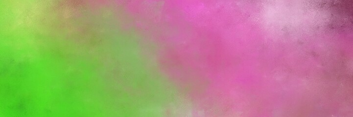 beautiful vintage texture, distressed old textured painted design with rosy brown, lime green and moderate green colors. background with space for text or image. can be used as header or banner