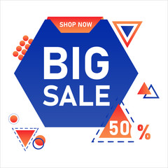 big sale discount promotion baner template