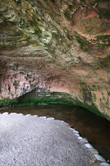 The Gutman Cave, Gauja Nationalpark in Latvia, baltic states, Europe