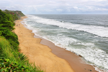 Varkala tropical beach Kerala, India