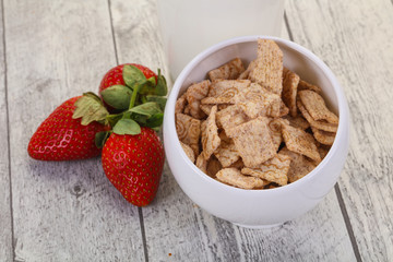 Wheat flakes for breakfast