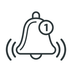 Bell icon vector design templates
