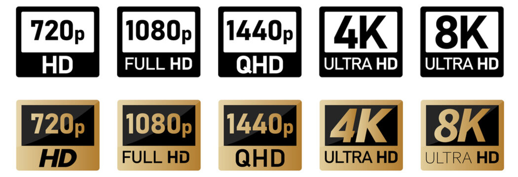720p, 1080p, 1440p, 2K, 4K, 5K, 8K : Explication de la résolution