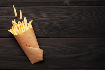 French crispy potato fries