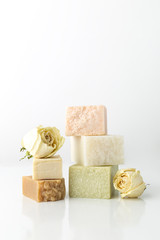 Handmade soap. Natural remedy for the skin.