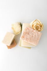 Handmade soap. Natural remedy for the skin.
