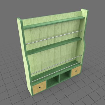 Modern plate shelf 2