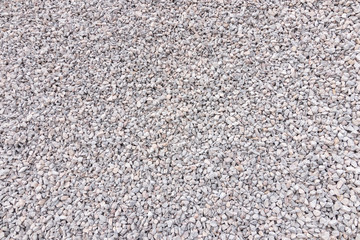 Scree is used in the construction industry background and texture. Small road stone background, Granite gravel texture.