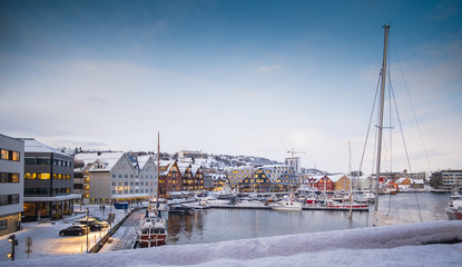 Port de Tromso, Norv&egrave;ge