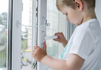 child protective window lock