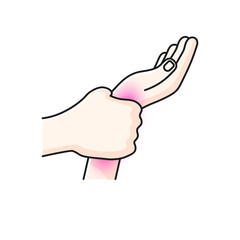 color icon, hand strike prevention