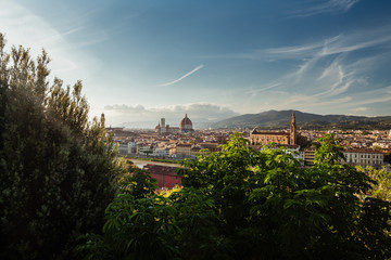 Florence sky landscape