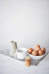 Eggs and cookies © 4Media Creations