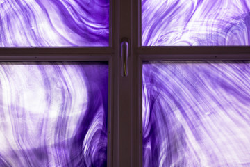 Purple window