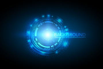 business background business background Abstract business background.Vector design. Circle blue abstract technology innovation concept vector background

