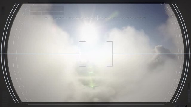 High Altitude Flying Among Clouds, HUD, VFX