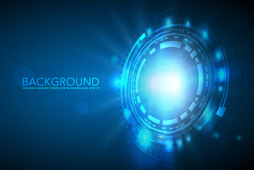business background business background Abstract business background.Vector design. Circle blue abstract technology innovation concept vector background
