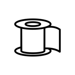 coil for repair icon vector. coil for repair sign. isolated contour symbol illustration