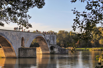 Fototapeta na wymiar Pont d'Avignon France
